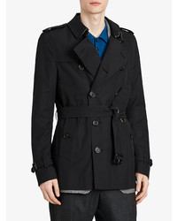 schwarzer Trenchcoat von Burberry