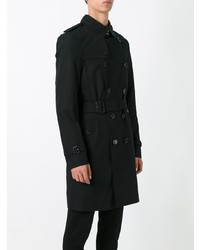 schwarzer Trenchcoat von Burberry