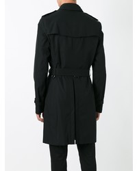 schwarzer Trenchcoat von Burberry