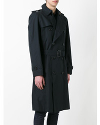 schwarzer Trenchcoat von Burberry