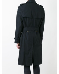 schwarzer Trenchcoat von Burberry