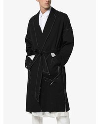 schwarzer Trenchcoat von Sulvam