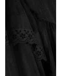 schwarzer Tüllrock von Simone Rocha