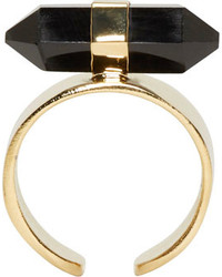 schwarzer und goldener Ring von Isabel Marant