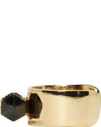 schwarzer und goldener Ring von Isabel Marant