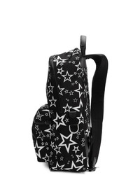 schwarzer und weißer bedruckter Nylon Rucksack von Dolce and Gabbana