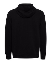 schwarzer und weißer bedruckter Pullover mit einem Kapuze von BLEND