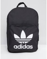 schwarzer und weißer bedruckter Rucksack von adidas Originals