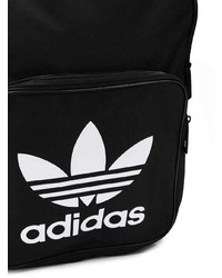 schwarzer und weißer bedruckter Rucksack von adidas