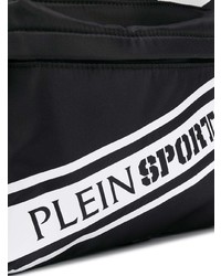 schwarzer und weißer bedruckter Rucksack von Plein Sport