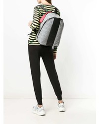 schwarzer und weißer bedruckter Rucksack von Calvin Klein