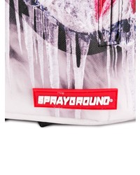schwarzer und weißer bedruckter Rucksack von Sprayground