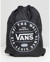 schwarzer und weißer bedruckter Rucksack von Vans