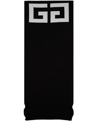 schwarzer und weißer bedruckter Schal von Givenchy