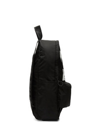 schwarzer und weißer bedruckter Segeltuch Rucksack von Off-White