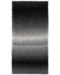 schwarzer und weißer horizontal gestreifter Schal von Joseph
