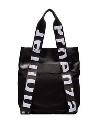 schwarzer und weißer Leder Rucksack von Proenza Schouler