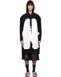 schwarzer und weißer Mantel von Simone Rocha