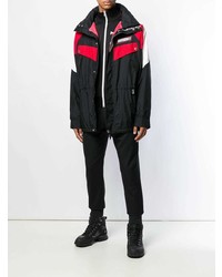 schwarzer und weißer Parka von Givenchy