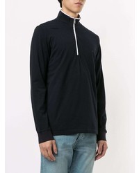 schwarzer und weißer Polo Pullover von PS Paul Smith