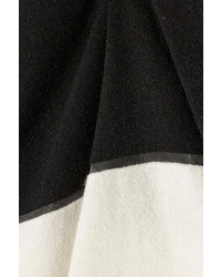 schwarzer und weißer Pullover mit einem Rundhalsausschnitt von Fendi