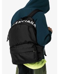 schwarzer und weißer Rucksack von Balenciaga