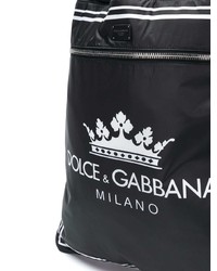 schwarzer und weißer Rucksack von Dolce & Gabbana