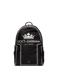 schwarzer und weißer Rucksack von Dolce & Gabbana