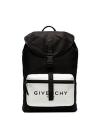 schwarzer und weißer Rucksack von Givenchy