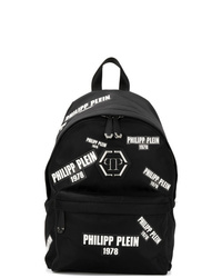 schwarzer und weißer Rucksack von Philipp Plein