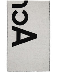schwarzer und weißer Schal von Acne Studios