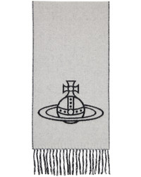 schwarzer und weißer Schal von Vivienne Westwood