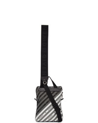 schwarzer und weißer Segeltuch Rucksack von Givenchy