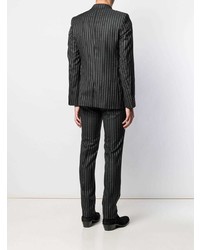 schwarzer vertikal gestreifter Anzug von Givenchy