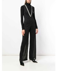 schwarzer verzierter Jumpsuit von Gcds