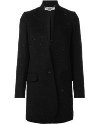 schwarzer verzierter Mantel von Stella McCartney