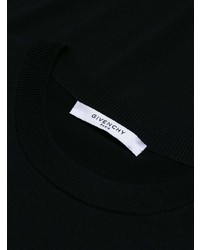 schwarzer verzierter Pullover mit einem Rundhalsausschnitt von Givenchy