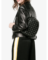 schwarzer verzierter Rucksack von Stella McCartney