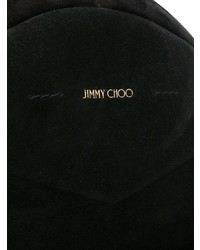 schwarzer verzierter Wildleder Rucksack von Jimmy Choo
