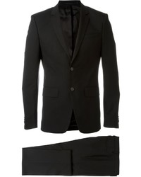 schwarzer Wollanzug von Givenchy