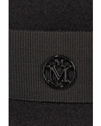 schwarzer Wollhut von Maison Michel