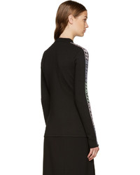 schwarzer Wollpullover von Peter Pilotto