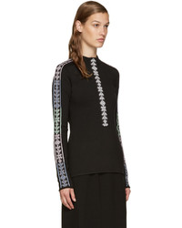 schwarzer Wollpullover von Peter Pilotto