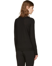 schwarzer Wollpullover von Stella McCartney