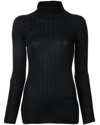 schwarzer Wollpullover von CITYSHOP