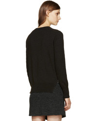 schwarzer Wollpullover von Etoile Isabel Marant