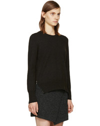 schwarzer Wollpullover von Etoile Isabel Marant