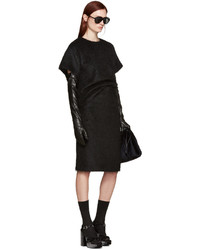 schwarzer Wollrock von Jil Sander