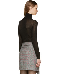 schwarzer Wollrollkragenpullover von Isabel Marant