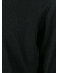 schwarzer Wollrollkragenpullover von Lanvin